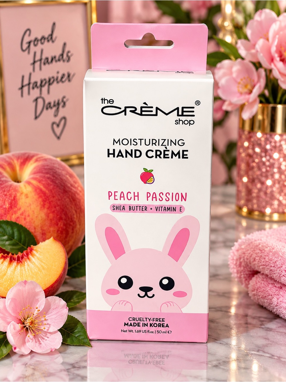 The Crème Shop Moisturizing Hand Crème - Peach Passion